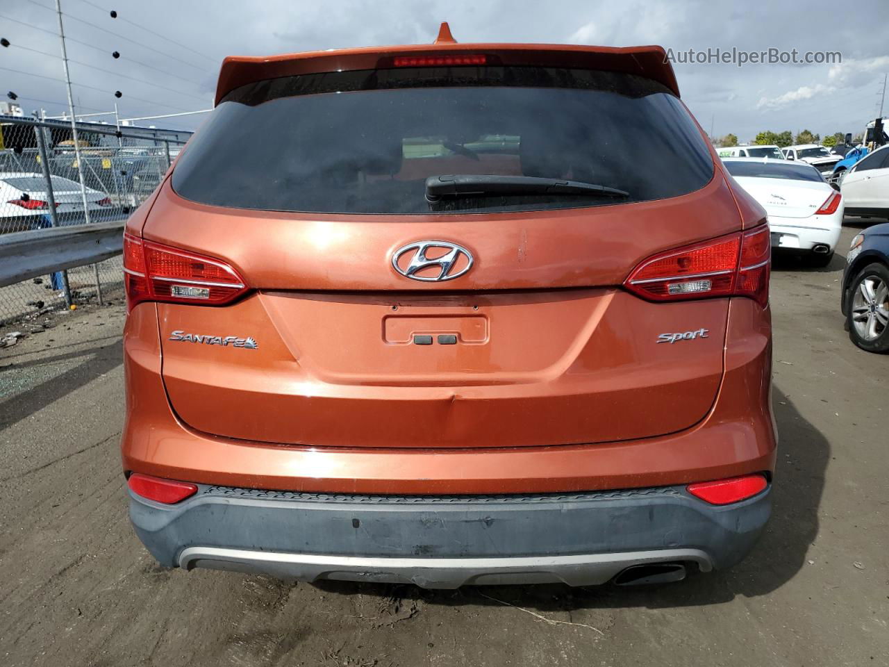 2015 Hyundai Santa Fe Sport  Orange vin: 5XYZT3LB7FG252344