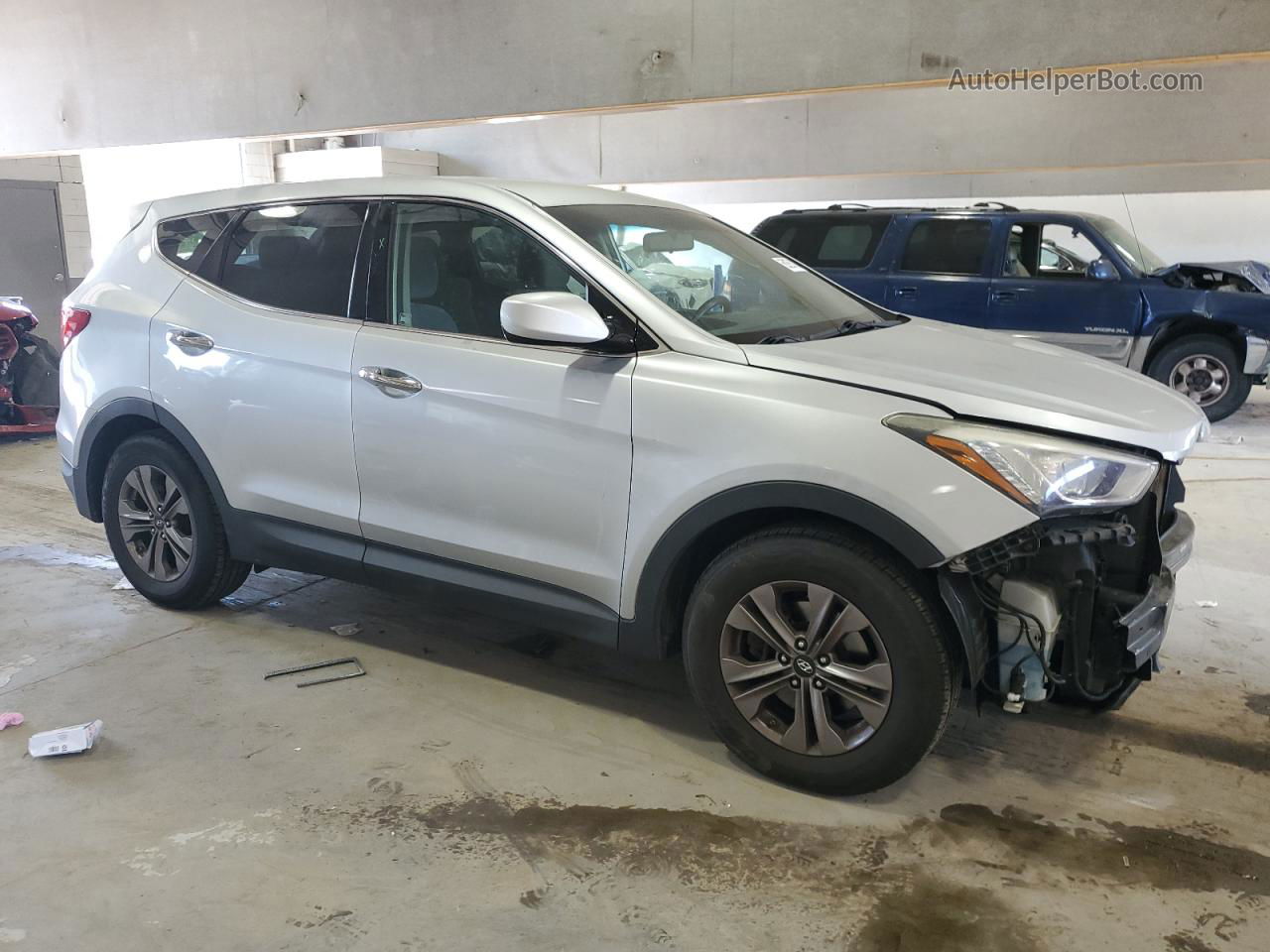 2015 Hyundai Santa Fe Sport  Silver vin: 5XYZT3LB7FG255549