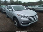 2018 Hyundai Santa Fe Sport 2.4l Silver vin: 5XYZT3LB7JG525453