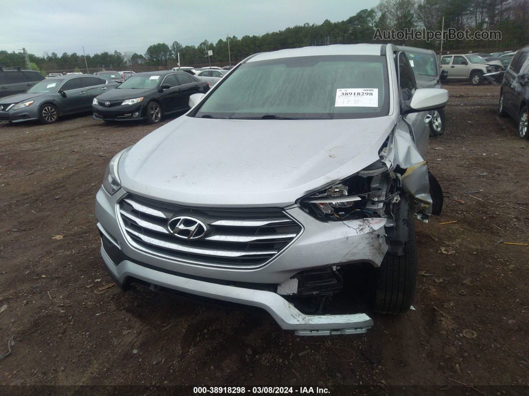 2018 Hyundai Santa Fe Sport 2.4l Silver vin: 5XYZT3LB7JG525453