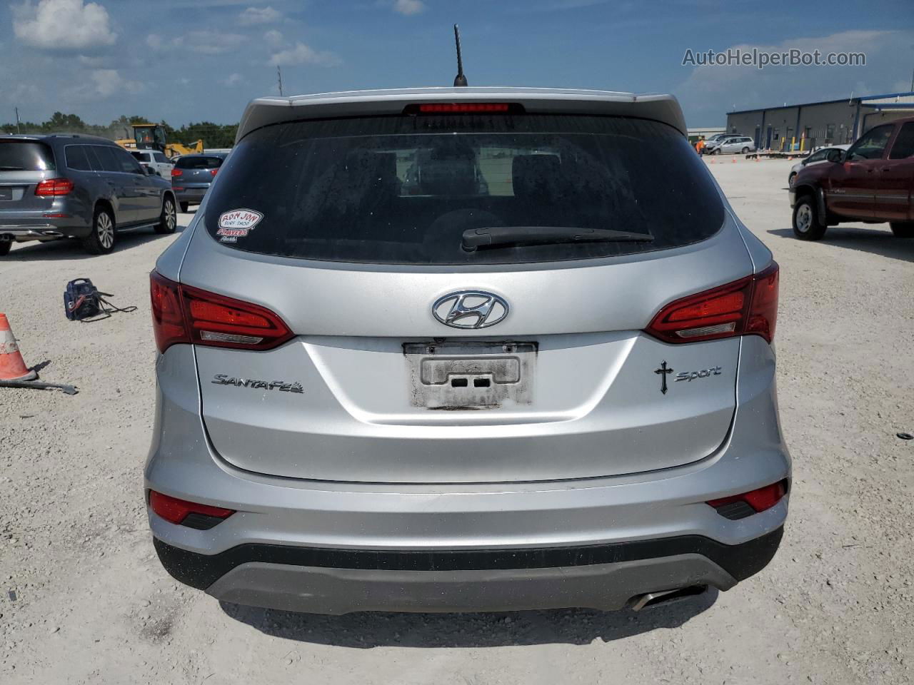 2018 Hyundai Santa Fe Sport  Серебряный vin: 5XYZT3LB7JG545654