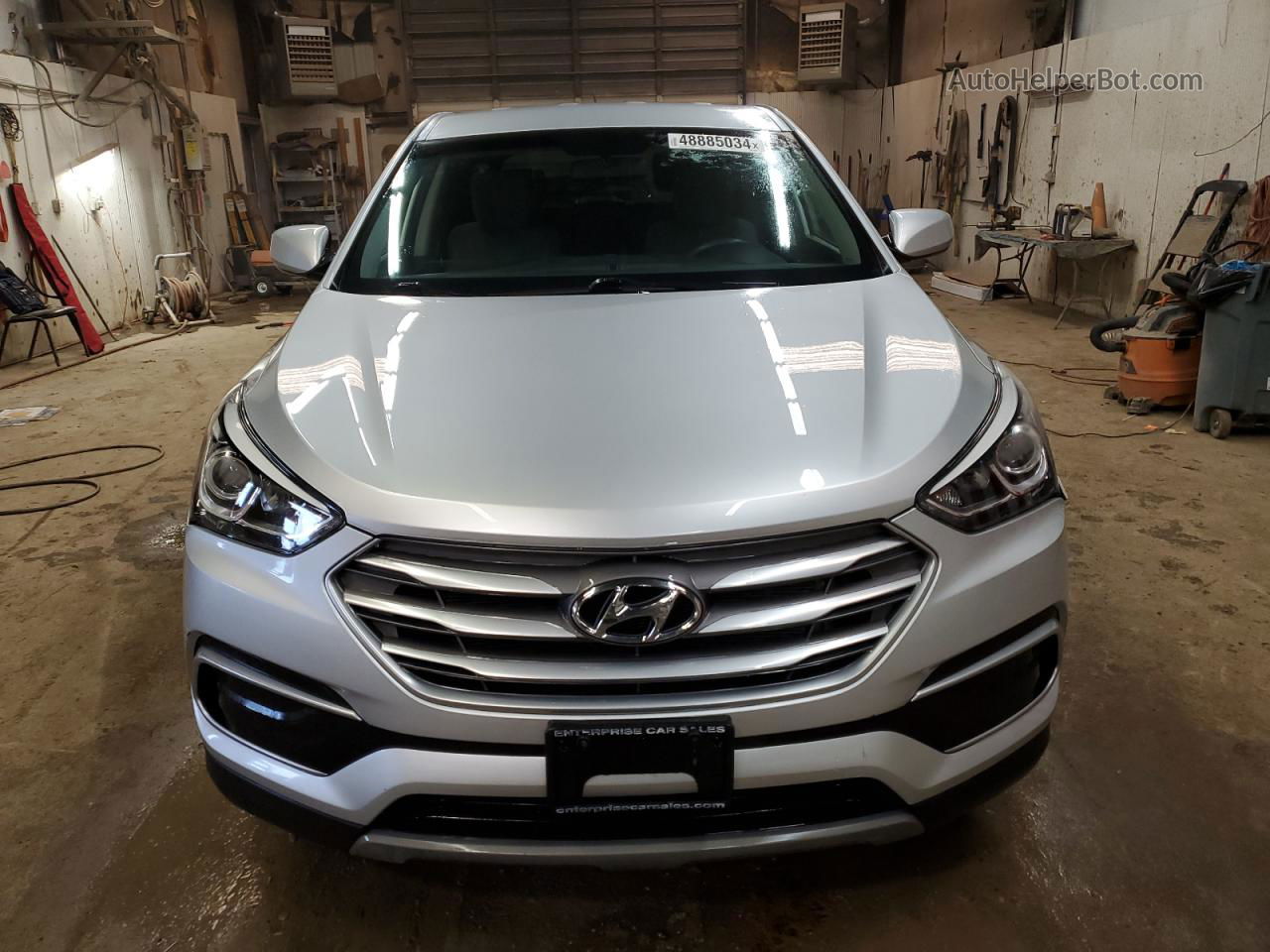 2018 Hyundai Santa Fe Sport  Silver vin: 5XYZT3LB7JG560073