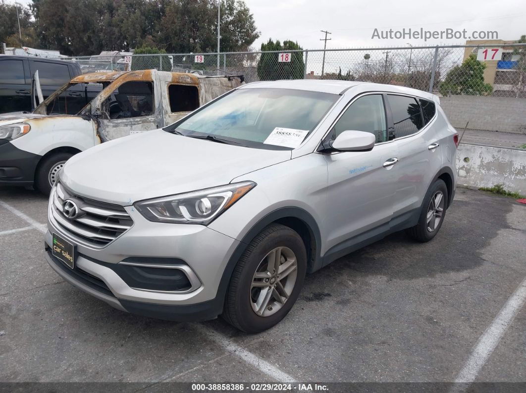 2018 Hyundai Santa Fe Sport 2.4l Серебряный vin: 5XYZT3LB7JG569761