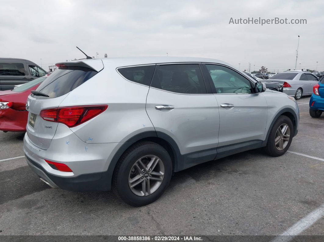 2018 Hyundai Santa Fe Sport 2.4l Серебряный vin: 5XYZT3LB7JG569761