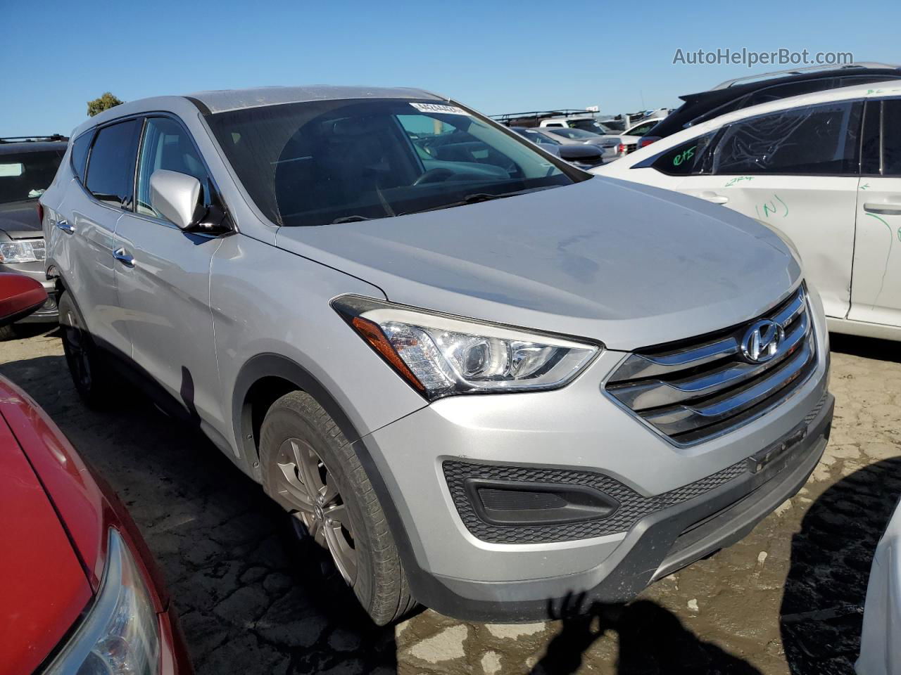 2014 Hyundai Santa Fe Sport  Серебряный vin: 5XYZT3LB8EG199801