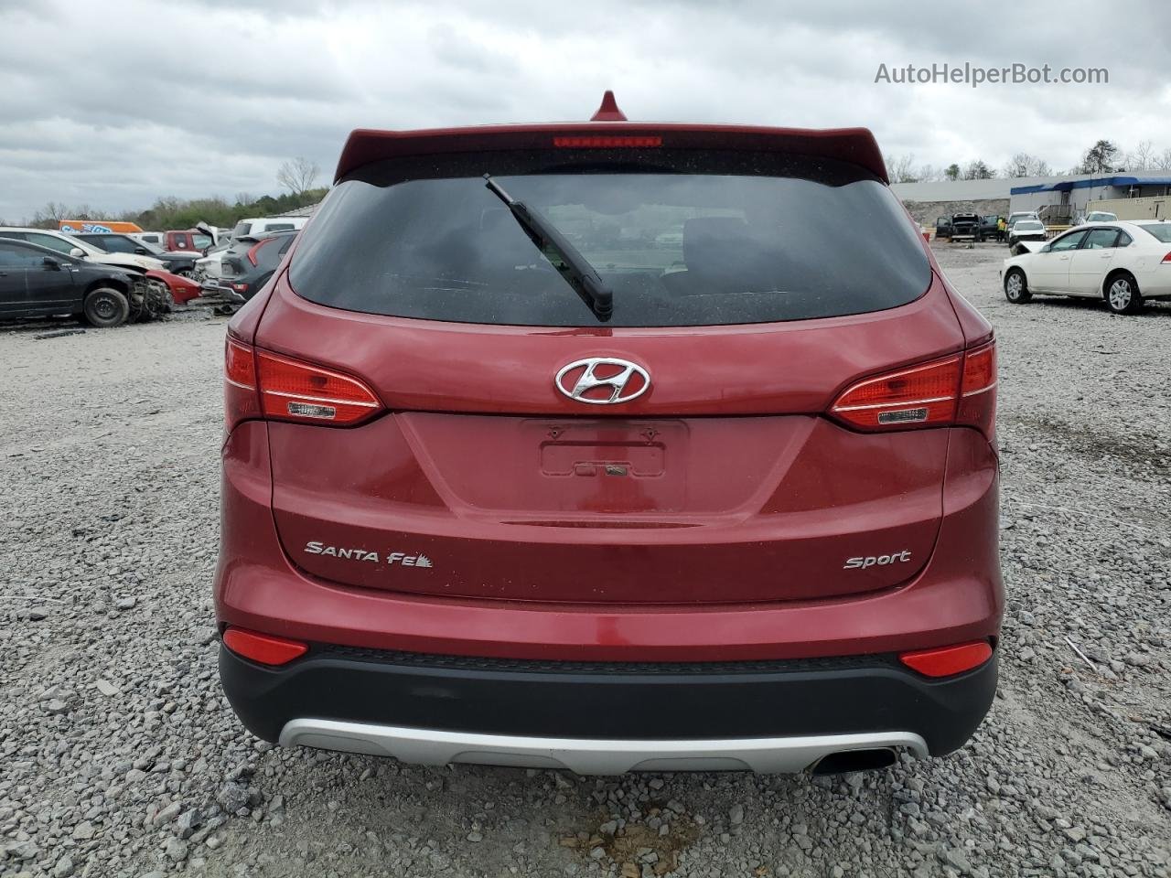 2015 Hyundai Santa Fe Sport  Red vin: 5XYZT3LB8FG300210