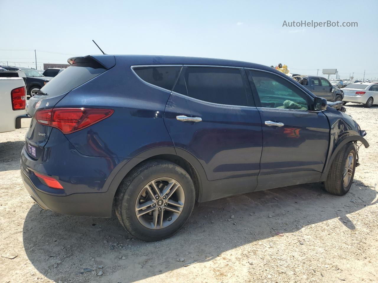 2018 Hyundai Santa Fe Sport  Blue vin: 5XYZT3LB8JG514431