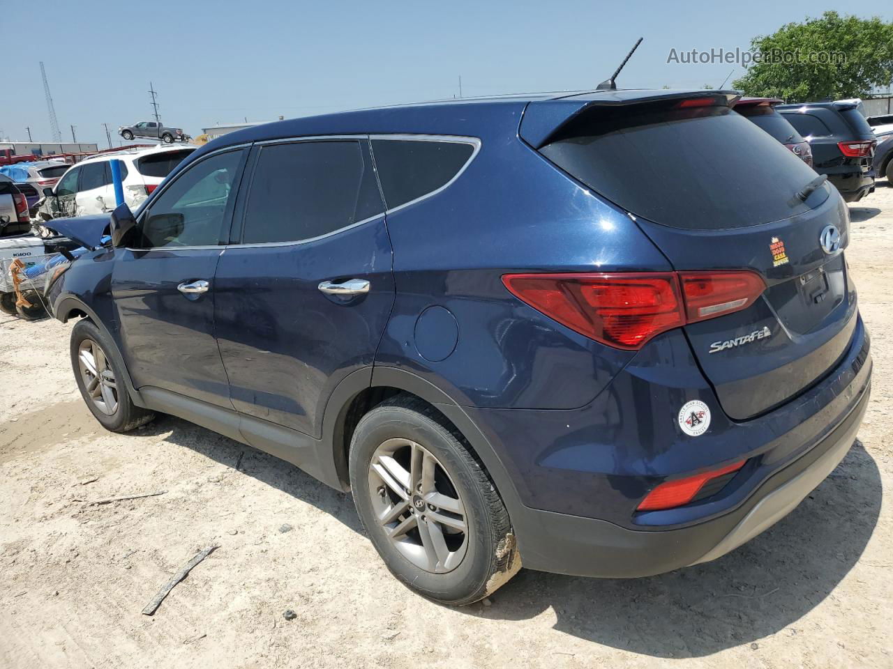 2018 Hyundai Santa Fe Sport  Blue vin: 5XYZT3LB8JG514431