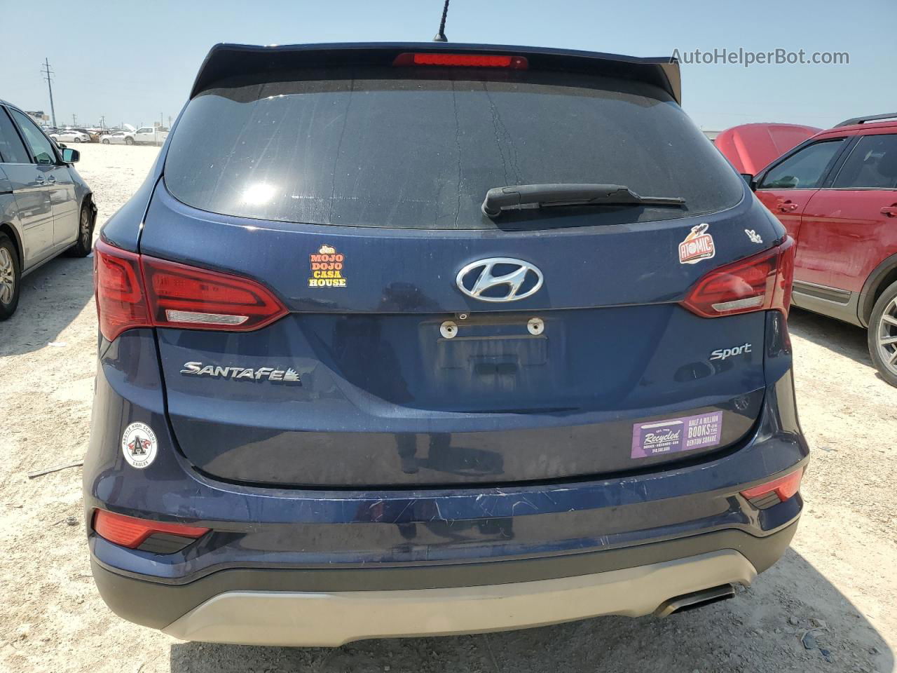 2018 Hyundai Santa Fe Sport  Blue vin: 5XYZT3LB8JG514431