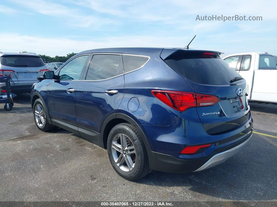 2018 Hyundai Santa Fe Sport 2.4l Blue vin: 5XYZT3LB8JG533819