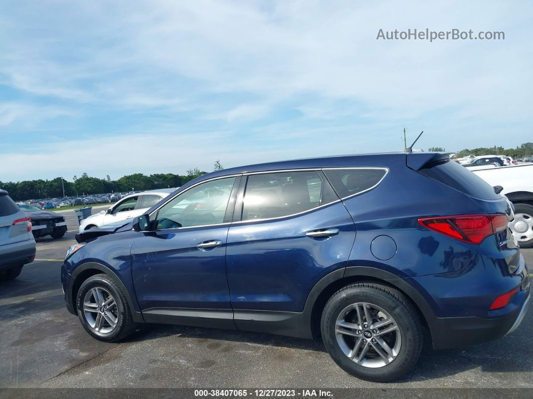 2018 Hyundai Santa Fe Sport 2.4l Blue vin: 5XYZT3LB8JG533819