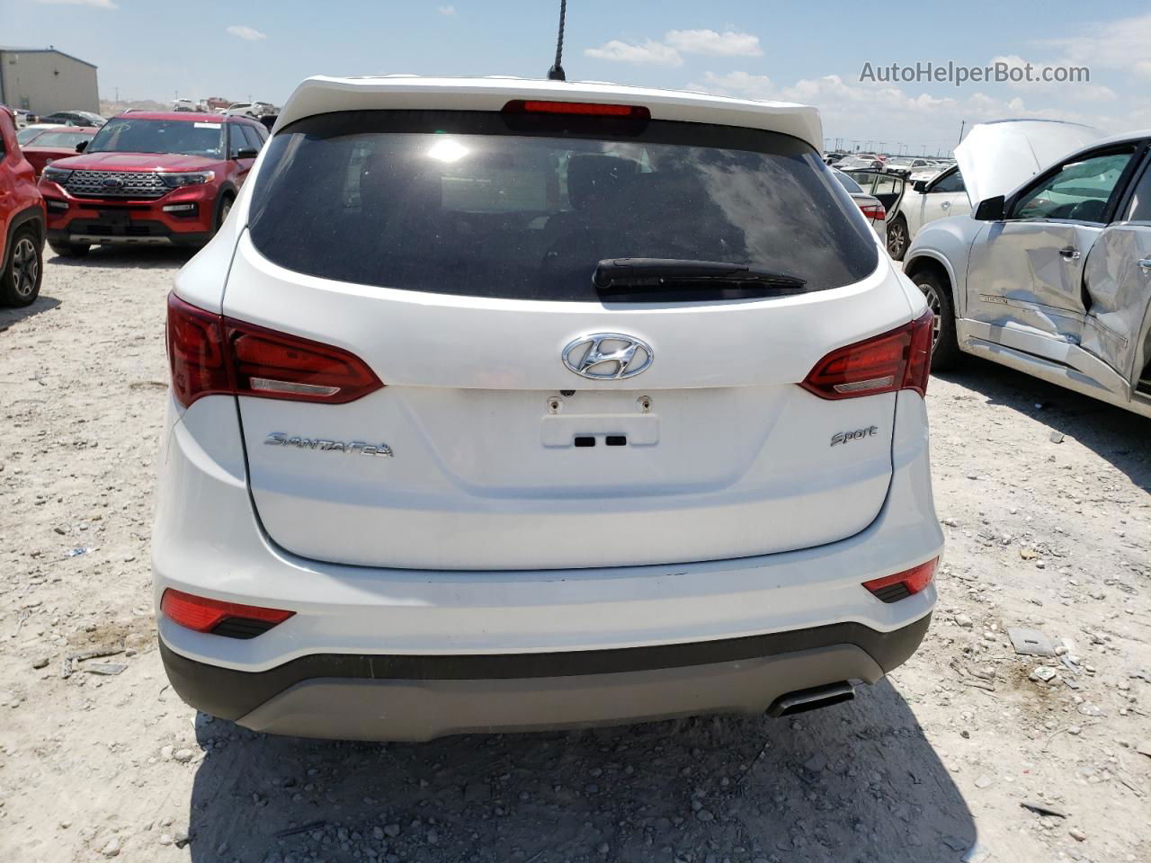 2018 Hyundai Santa Fe Sport  Белый vin: 5XYZT3LB8JG562592