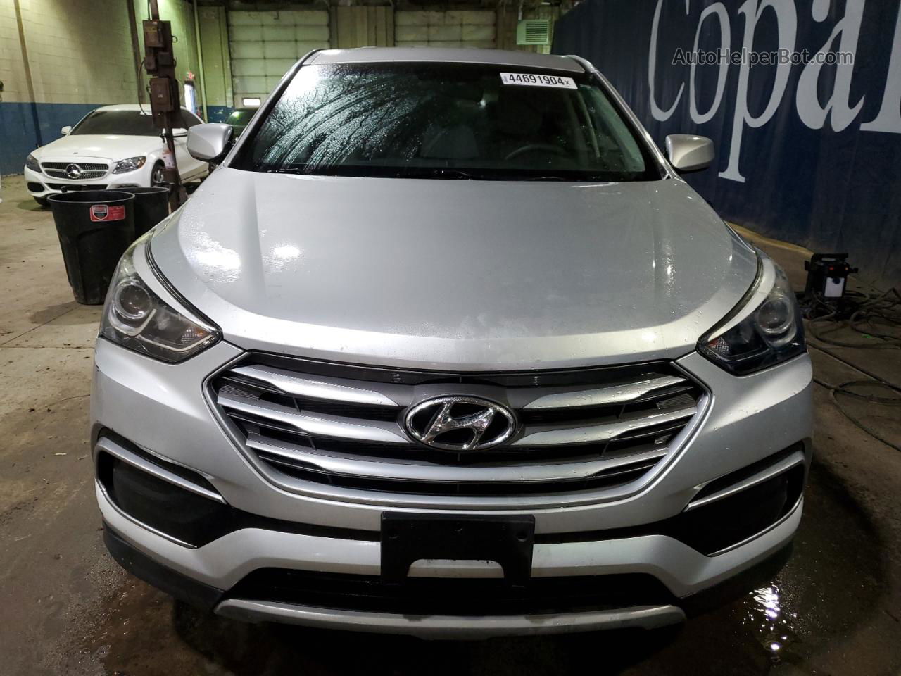 2018 Hyundai Santa Fe Sport  Silver vin: 5XYZT3LB8JG566092