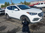 2018 Hyundai Santa Fe Sport 2.4l White vin: 5XYZT3LB8JG568702