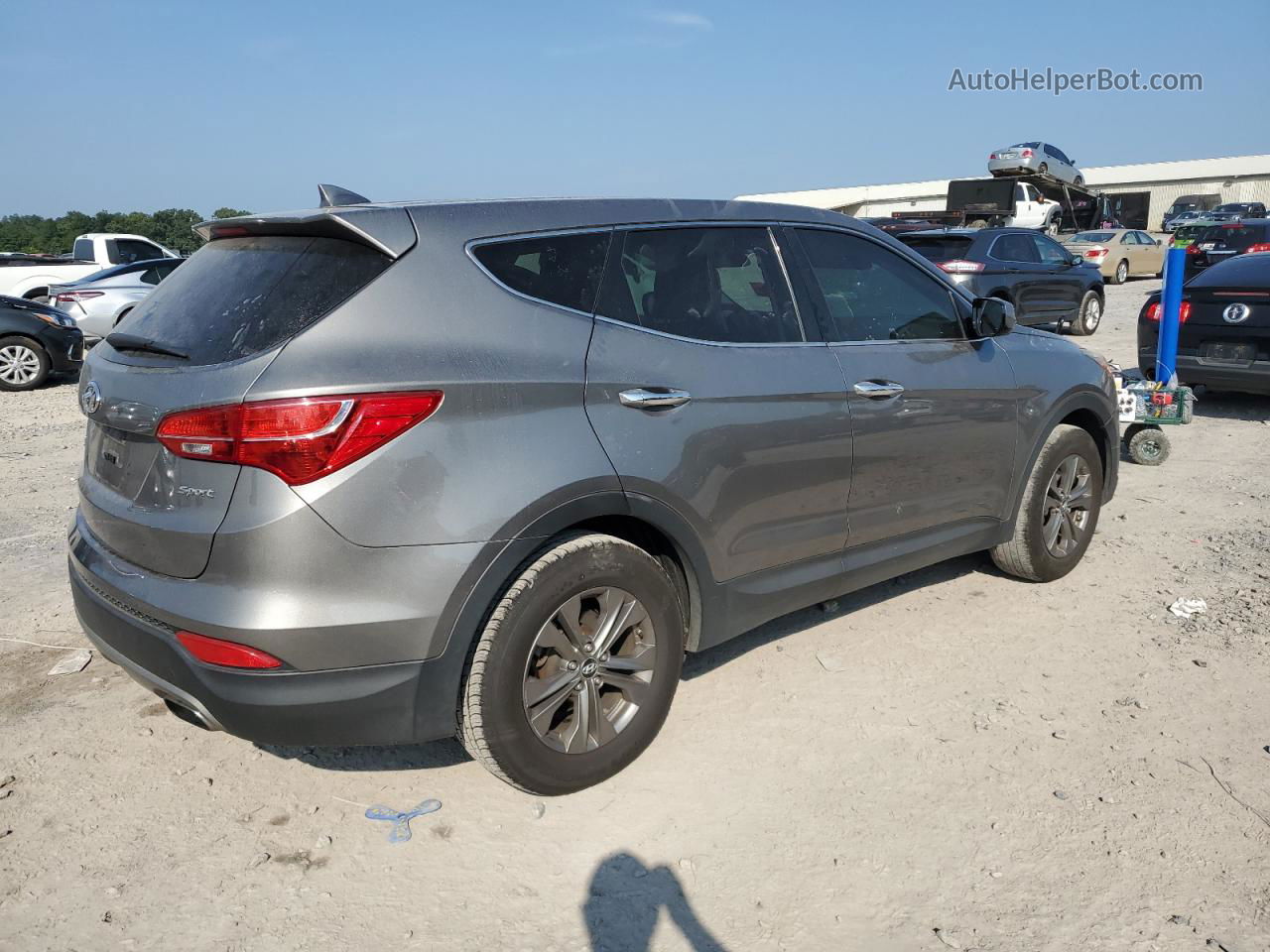 2014 Hyundai Santa Fe Sport  Gray vin: 5XYZT3LB9EG201667