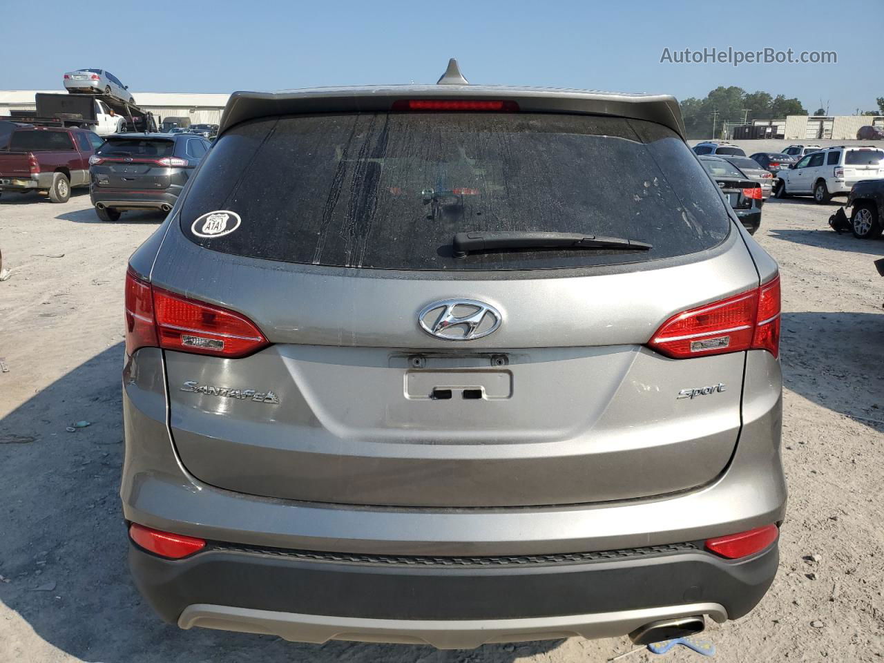 2014 Hyundai Santa Fe Sport  Gray vin: 5XYZT3LB9EG201667