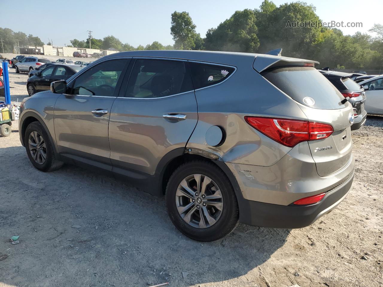 2014 Hyundai Santa Fe Sport  Gray vin: 5XYZT3LB9EG201667