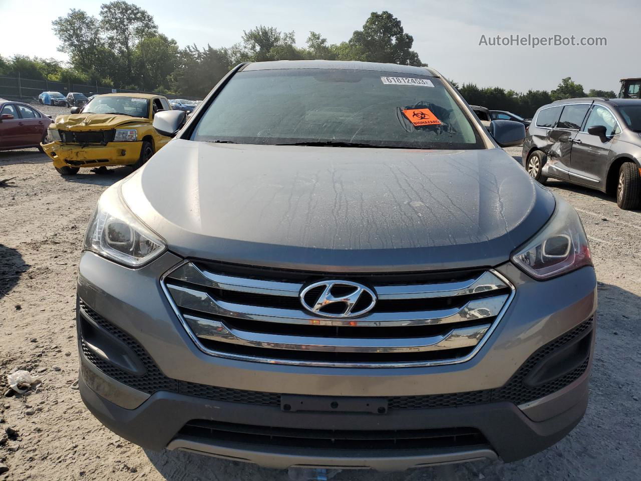 2014 Hyundai Santa Fe Sport  Gray vin: 5XYZT3LB9EG201667