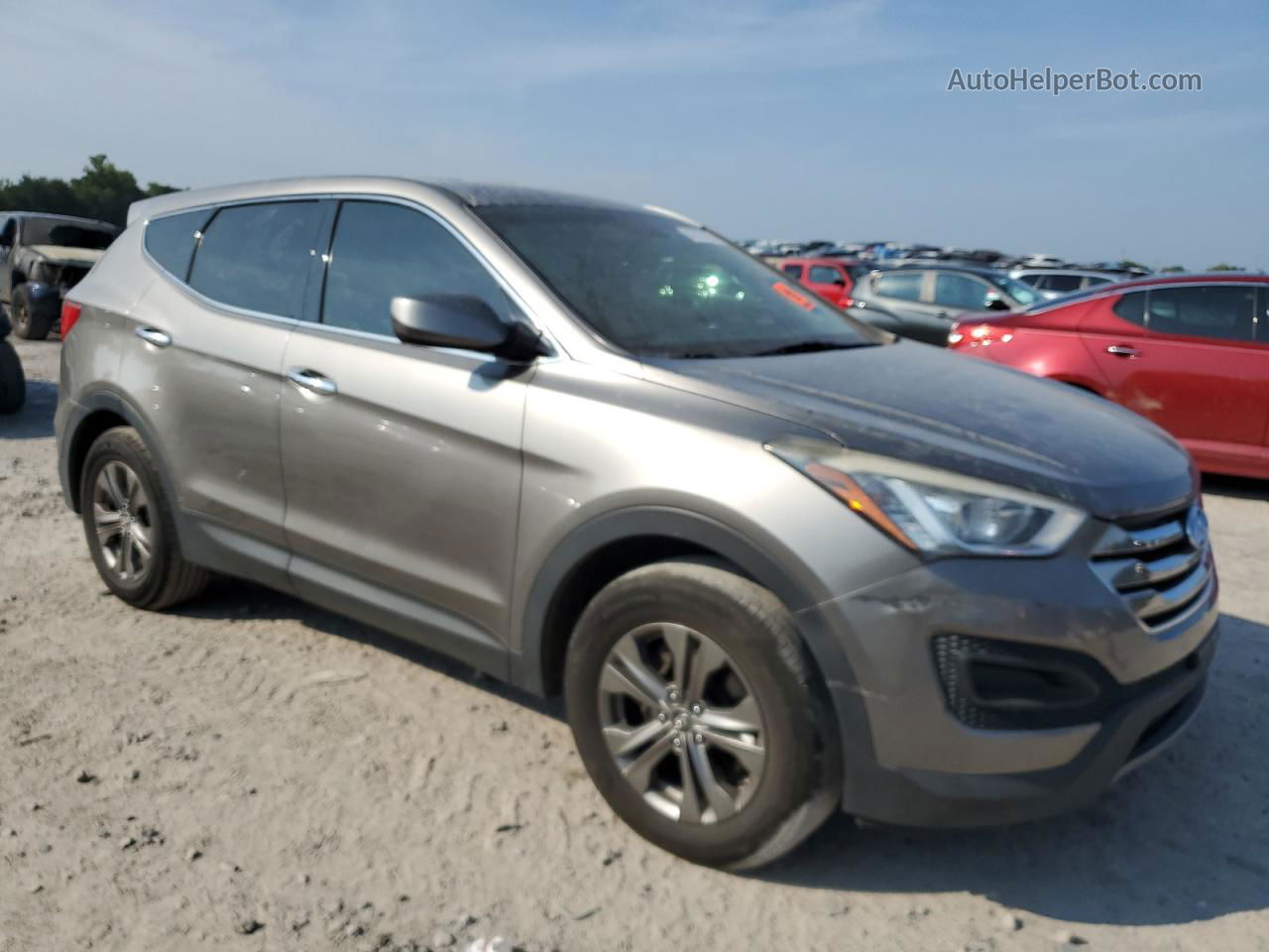 2014 Hyundai Santa Fe Sport  Gray vin: 5XYZT3LB9EG201667