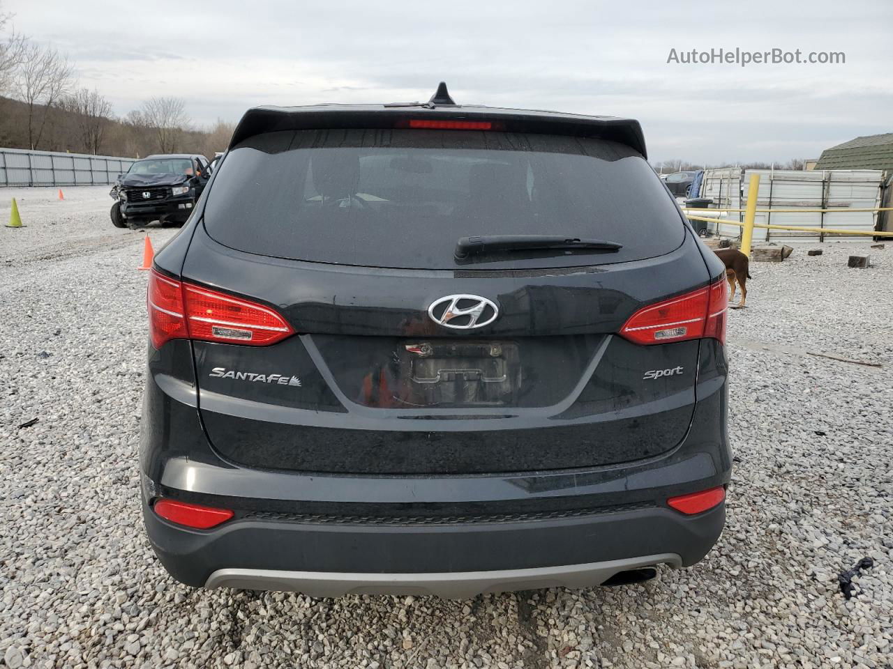 2014 Hyundai Santa Fe Sport  Black vin: 5XYZT3LB9EG205492