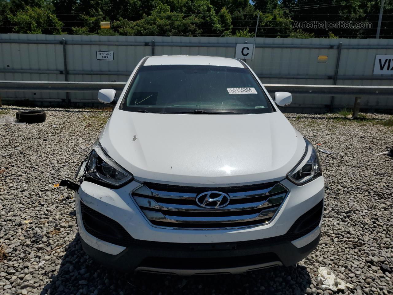 2014 Hyundai Santa Fe Sport  Белый vin: 5XYZT3LB9EG223037