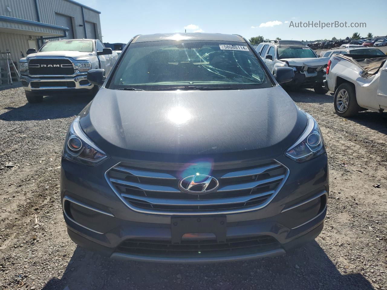 2018 Hyundai Santa Fe Sport  Charcoal vin: 5XYZT3LB9JG511814