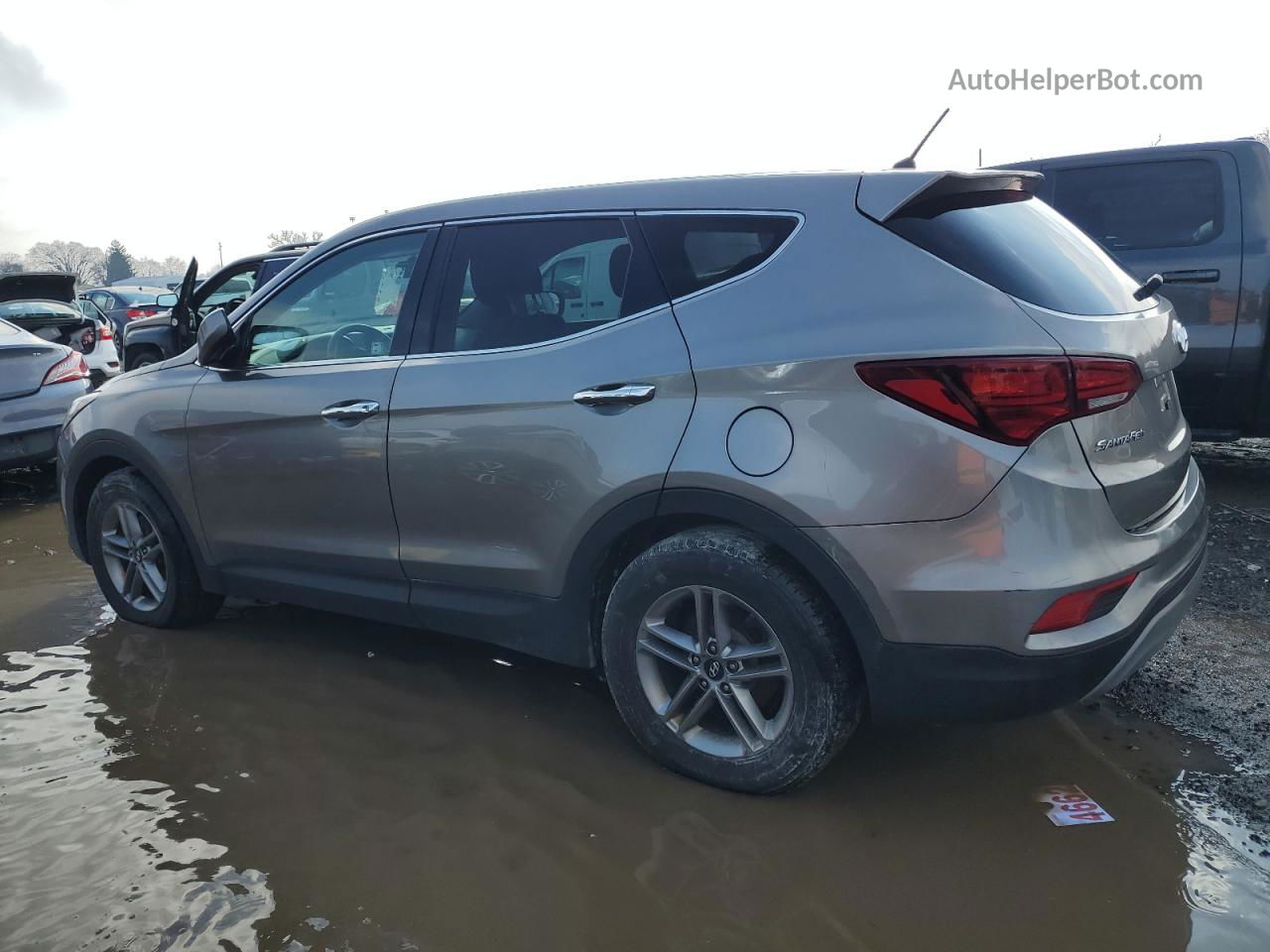 2018 Hyundai Santa Fe Sport  Серый vin: 5XYZT3LB9JG527592