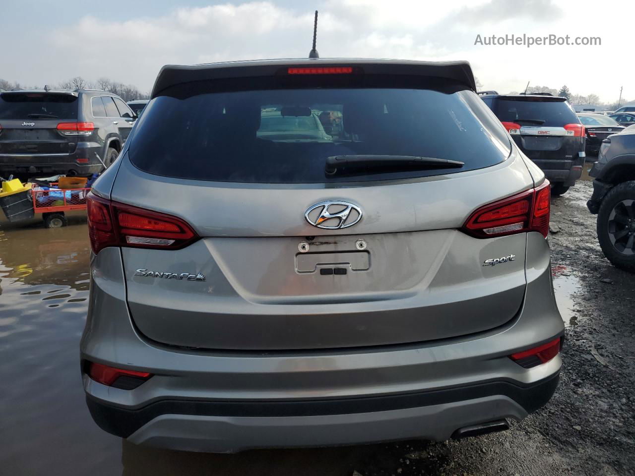 2018 Hyundai Santa Fe Sport  Серый vin: 5XYZT3LB9JG527592