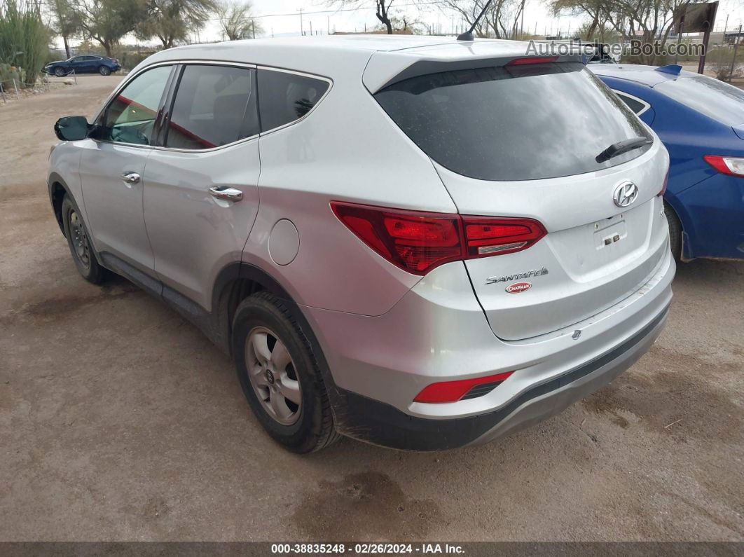 2018 Hyundai Santa Fe Sport 2.4l Silver vin: 5XYZT3LB9JG534557