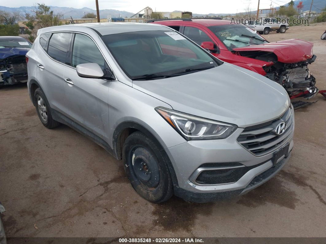 2018 Hyundai Santa Fe Sport 2.4l Silver vin: 5XYZT3LB9JG534557