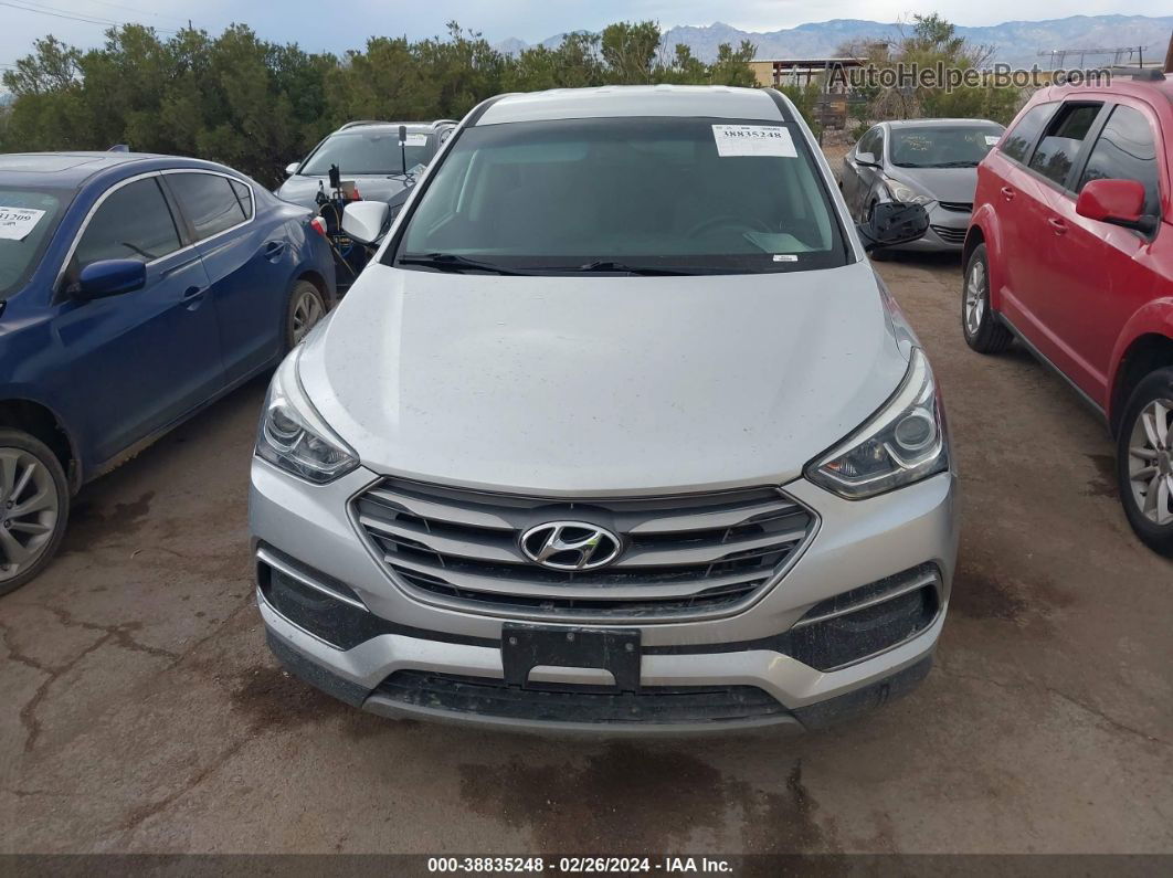 2018 Hyundai Santa Fe Sport 2.4l Silver vin: 5XYZT3LB9JG534557