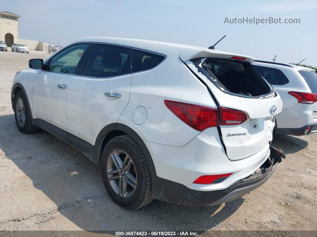 2018 Hyundai Santa Fe Sport 2.4l White vin: 5XYZT3LB9JG545168