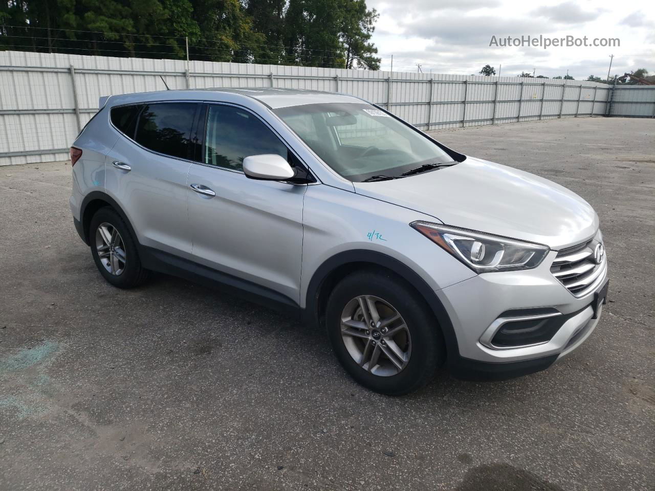 2018 Hyundai Santa Fe Sport  Silver vin: 5XYZT3LB9JG551228