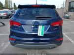 2018 Hyundai Santa Fe Sport 2.4l Blue vin: 5XYZT3LB9JG565601