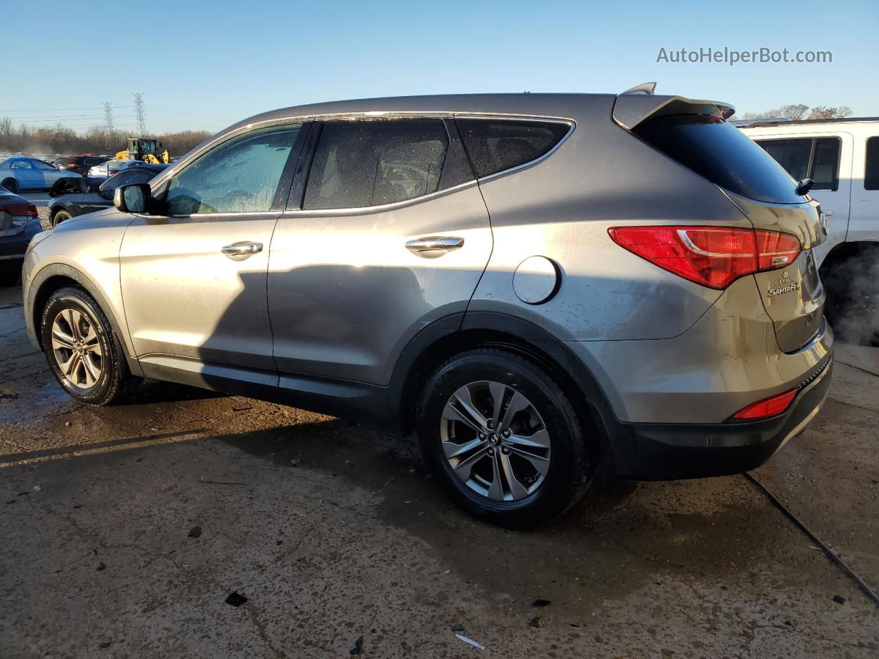 2013 Hyundai Santa Fe Sport  Gray vin: 5XYZT3LBXDG114035