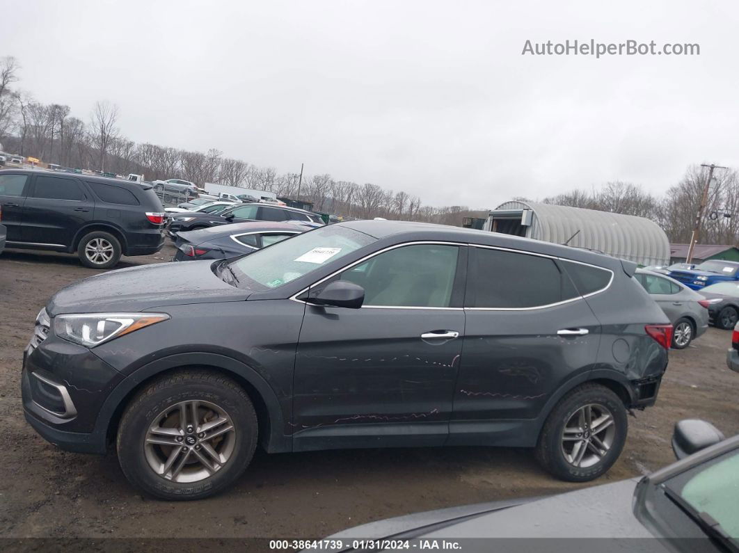 2018 Hyundai Santa Fe Sport 2.4l Gray vin: 5XYZT3LBXJG510963