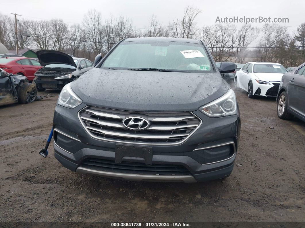 2018 Hyundai Santa Fe Sport 2.4l Gray vin: 5XYZT3LBXJG510963