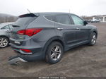 2018 Hyundai Santa Fe Sport 2.4l Gray vin: 5XYZT3LBXJG510963