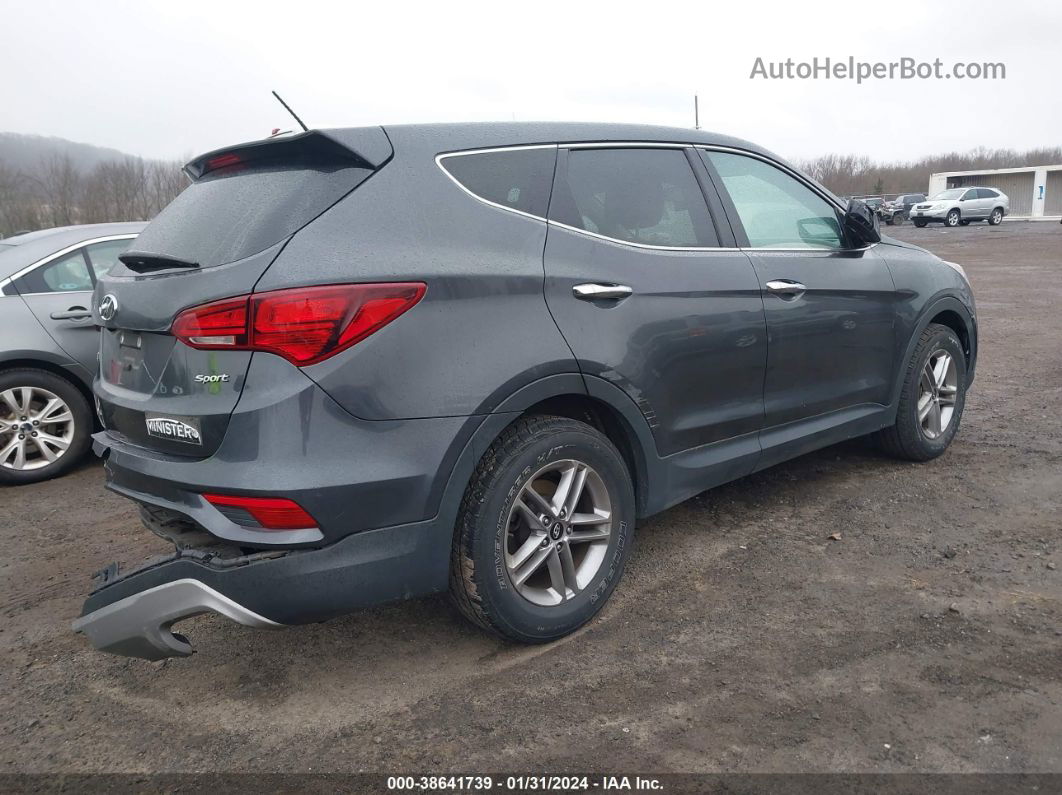 2018 Hyundai Santa Fe Sport 2.4l Gray vin: 5XYZT3LBXJG510963