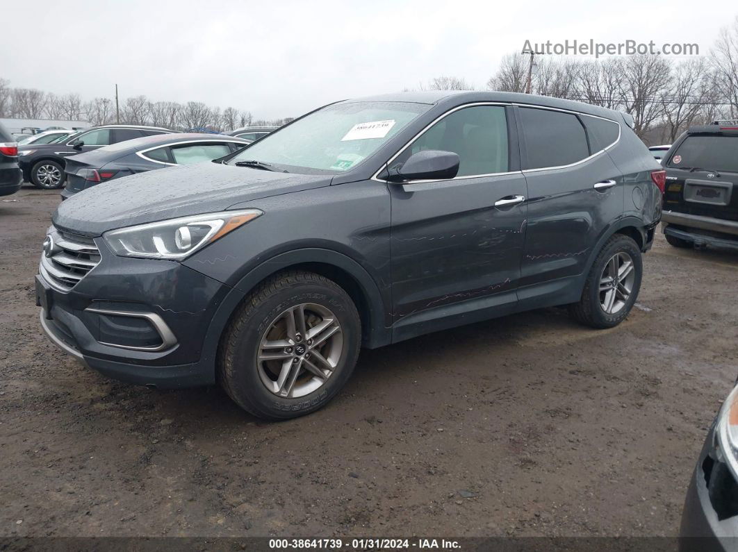 2018 Hyundai Santa Fe Sport 2.4l Gray vin: 5XYZT3LBXJG510963