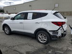 2018 Hyundai Santa Fe Sport  White vin: 5XYZT3LBXJG538195