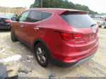 2018 Hyundai Santa Fe Sport 2.4l Burgundy vin: 5XYZT3LBXJG541050