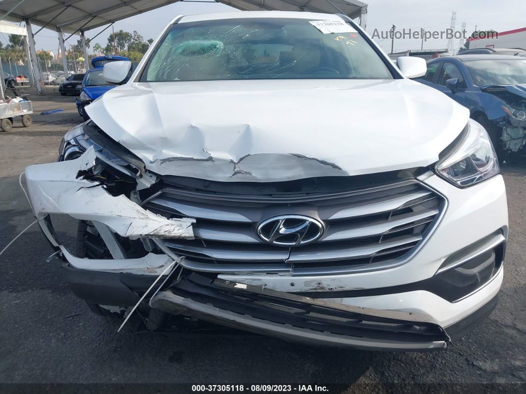 2018 Hyundai Santa Fe Sport 2.4l White vin: 5XYZT3LBXJG555627