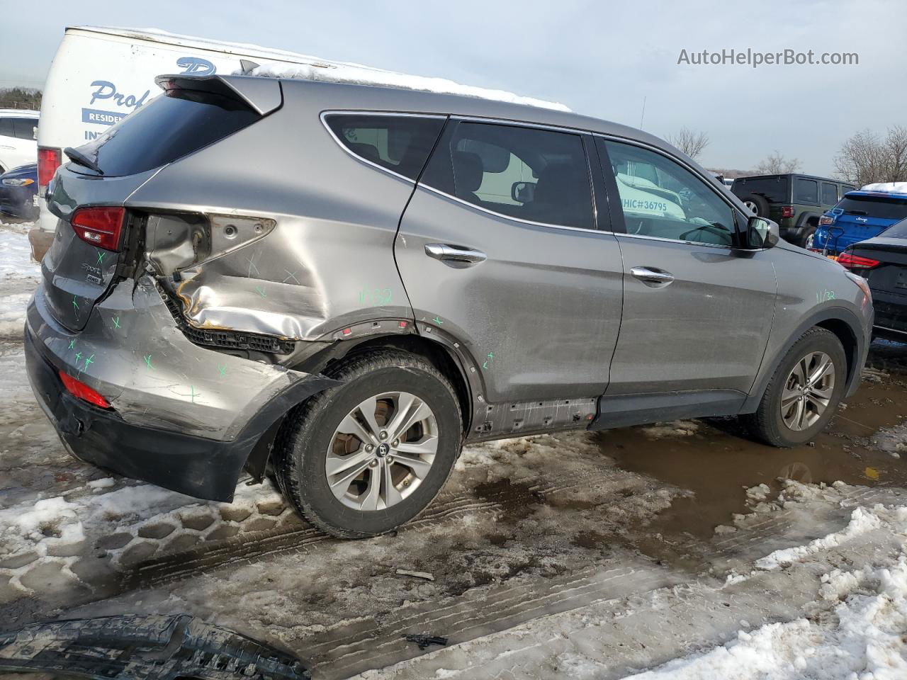 2014 Hyundai Santa Fe Sport  Beige vin: 5XYZTDLB0EG202812