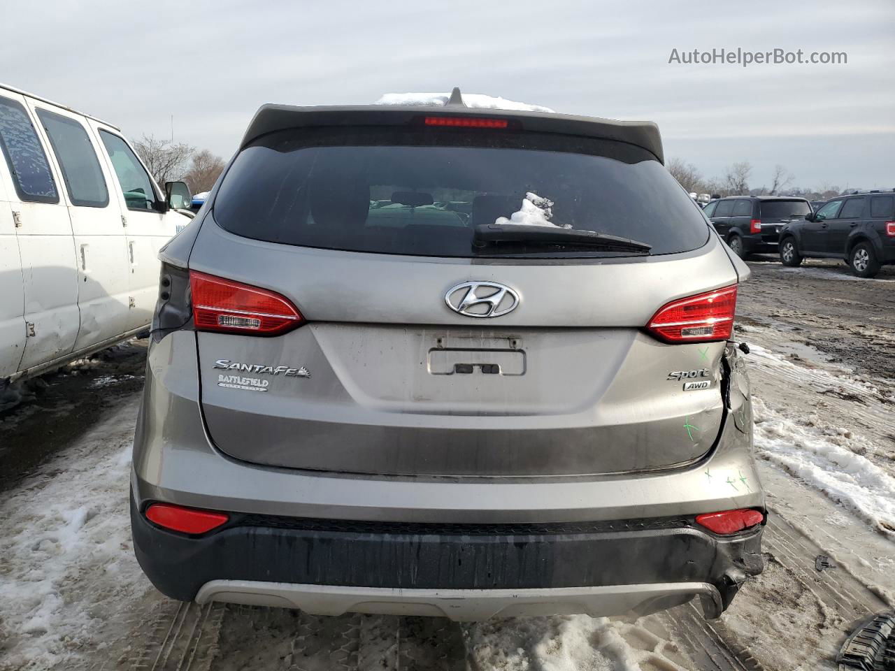 2014 Hyundai Santa Fe Sport  Beige vin: 5XYZTDLB0EG202812