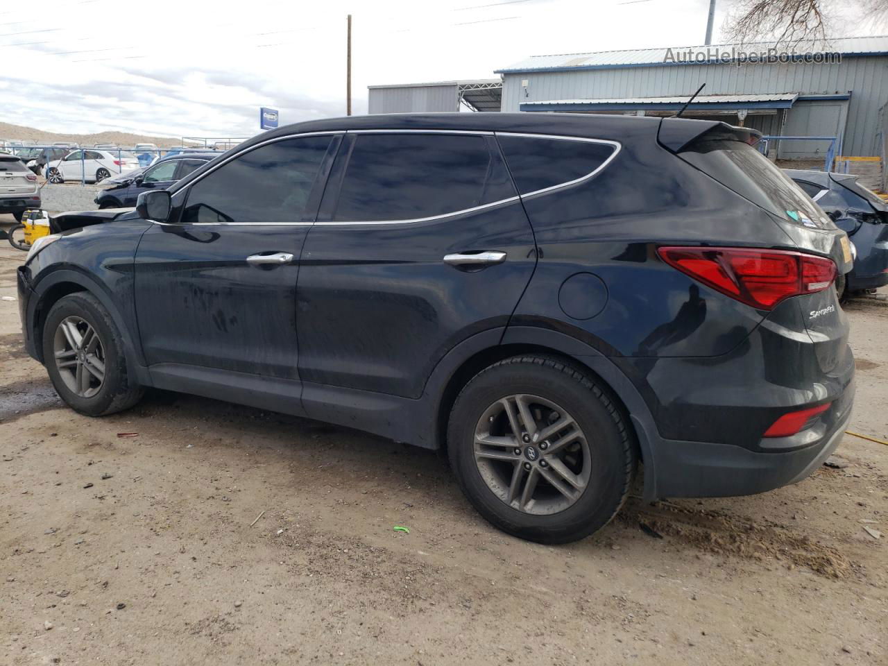 2018 Hyundai Santa Fe Sport  Черный vin: 5XYZTDLB0JG538633