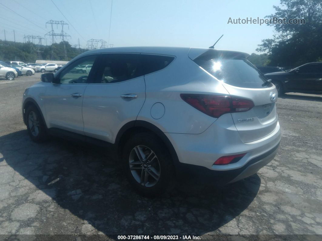 2018 Hyundai Santa Fe Sport 2.4l Silver vin: 5XYZTDLB0JG539667