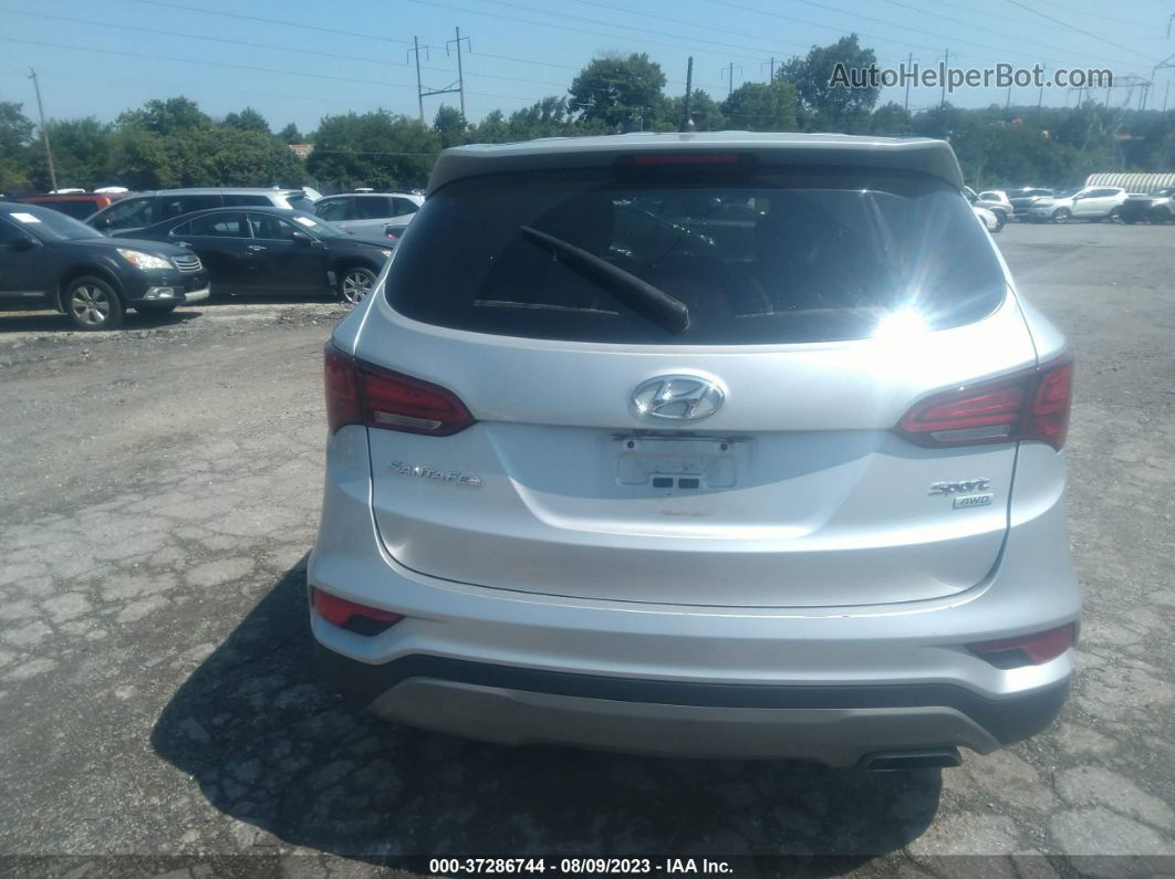 2018 Hyundai Santa Fe Sport 2.4l Серебряный vin: 5XYZTDLB0JG539667