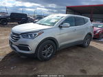 2018 Hyundai Santa Fe Sport 2.4l Серебряный vin: 5XYZTDLB0JG550698