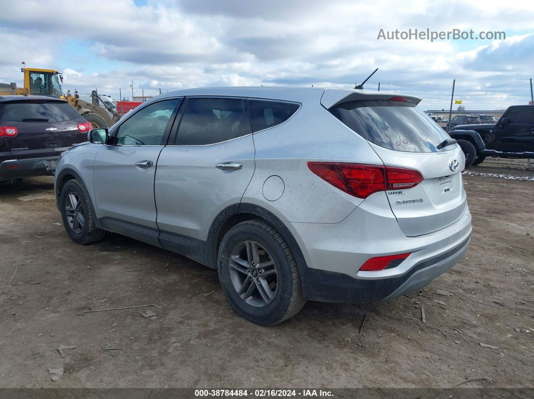 2018 Hyundai Santa Fe Sport 2.4l Серебряный vin: 5XYZTDLB0JG550698